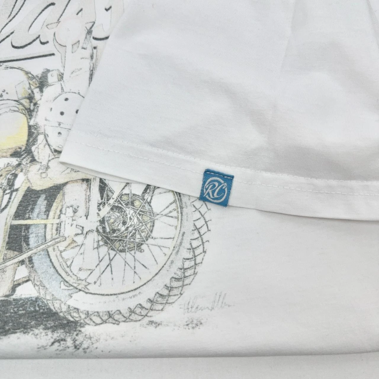 Camiseta Gráfica Biker Clássica Retro Branca GGG – photo 6